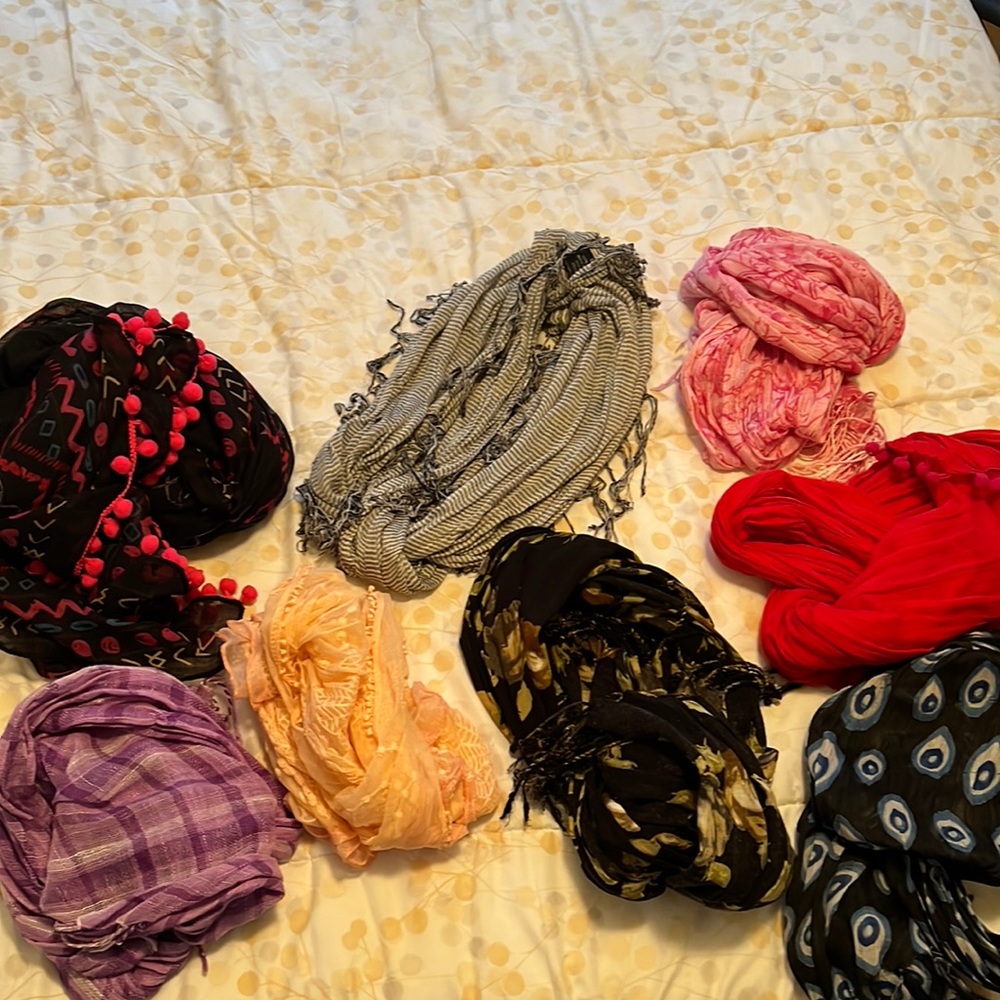 8 Scarves for $15 | Scarf bundle